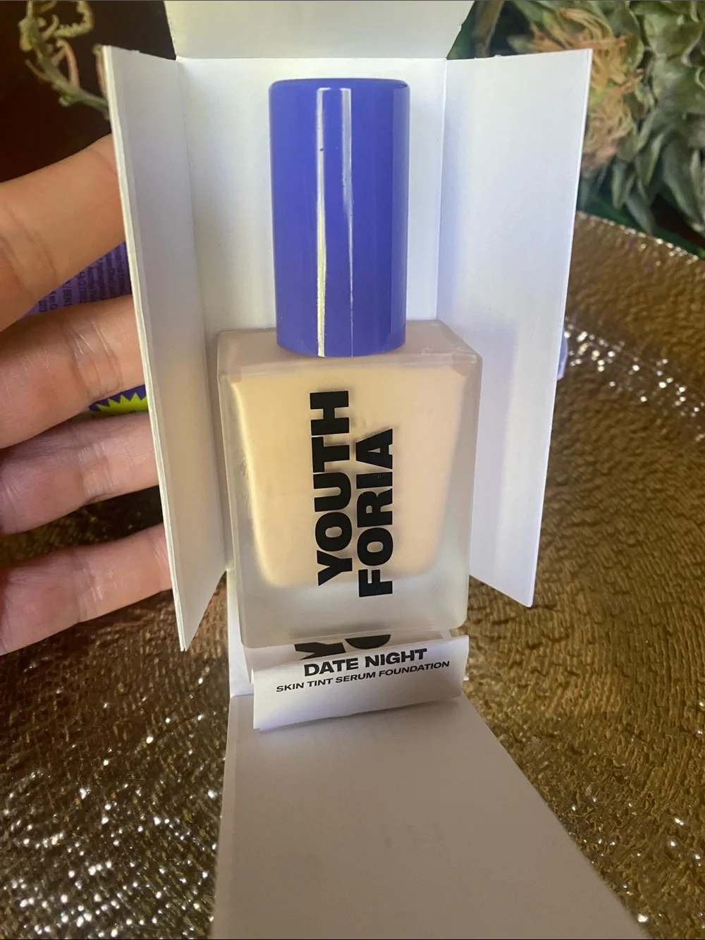 NWT $48 Youth Foria skin tint serum foundation fair 120 full size